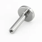 Talpas piercing szár 1.6 mm-es átmérővel – belső menetes labret, polírozott titánium