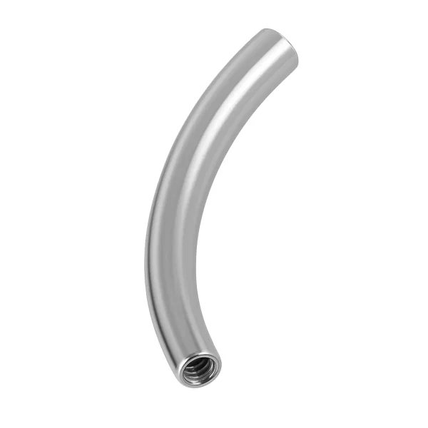 Titánium banán piercing szár belső menettel, 1.6 mm vastagságban, implantátum minőségben