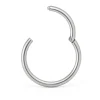 Titánium Zsanéros Karika – 1.0 mm – Nyitott Állapot Nyitott titánium zsanéros karika piercing 1.0 mm vastagsággal