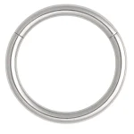 Zárt titánium zsanéros karika piercing 1.2 mm vastagsággal