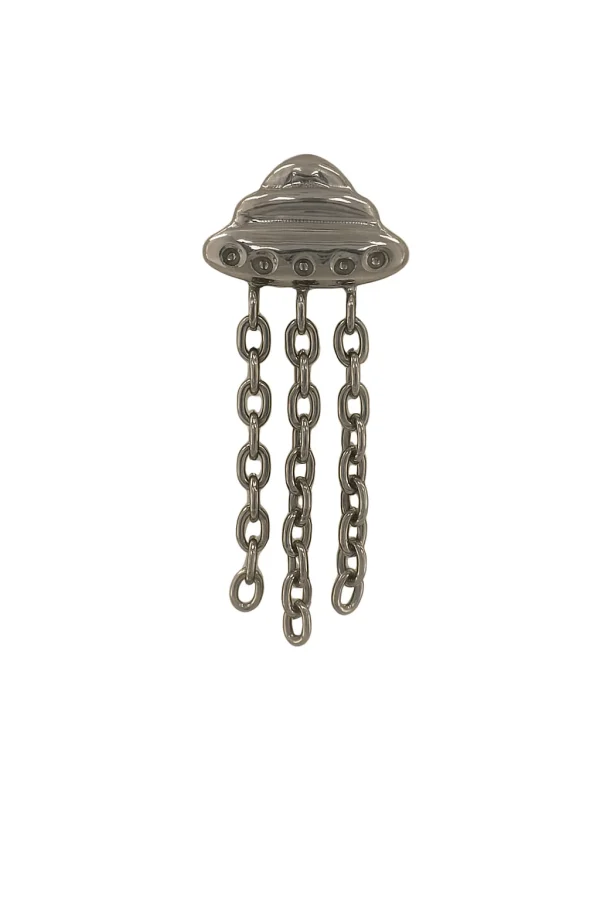 UFO formájú titán piercingfejrész láncos díszítéssel – Axiom