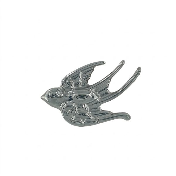 fecske-titan-piercing-fejresz Fecske alakú, részletgazdagon kidolgozott polírozott titán piercing fejrész